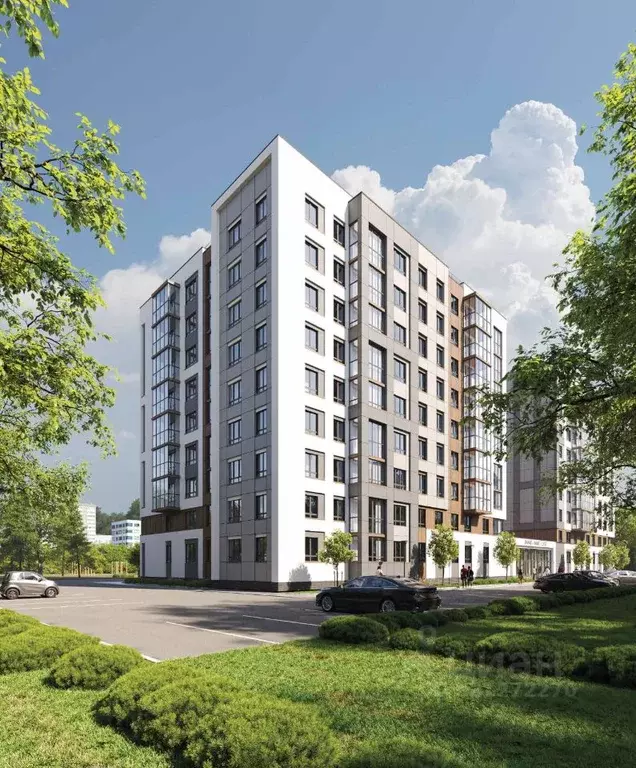 2-к кв. Самарская область, Тольятти 18А кв-л, Автограф жилой комплекс ... - Фото 1