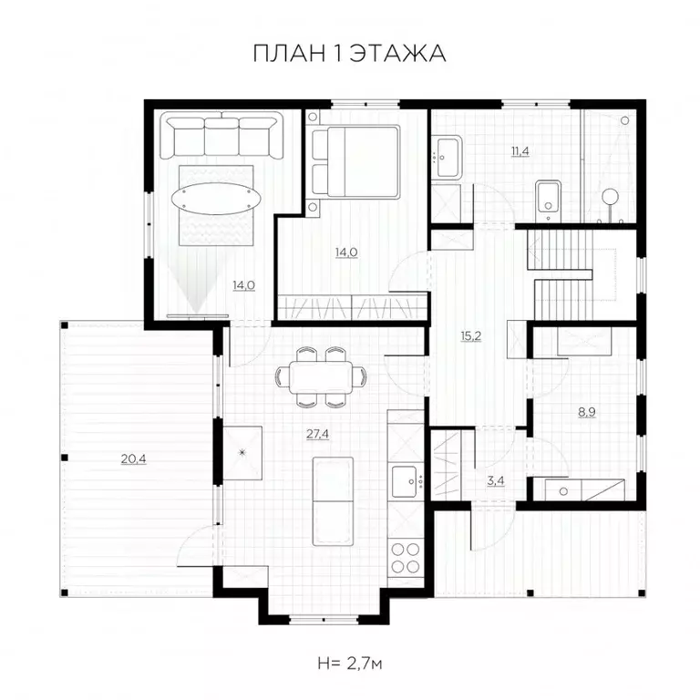 Коттедж в Ленинградская область, Волосовский район, Калитинское с/пос, ... - Фото 2