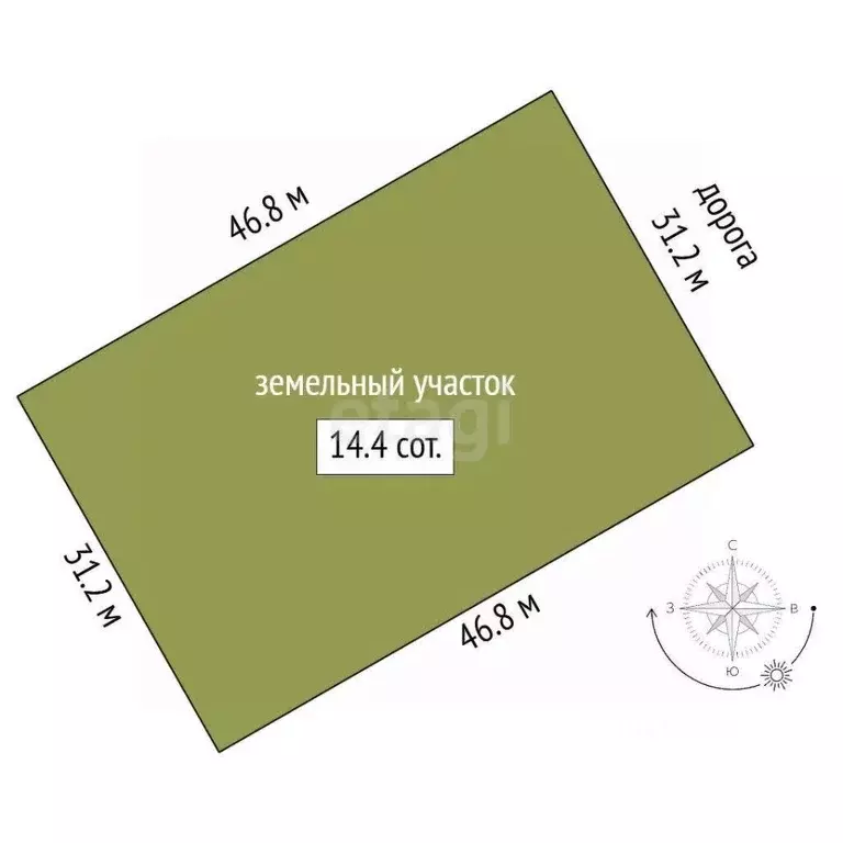 Участок в Мордовия, Лямбирский район, Пензятское с/пос, с. Пензятка ... - Фото 1