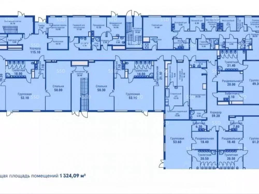 Помещение свободного назначения в Москва ул. Годовикова, 11к4 (3556 м) - Фото 2