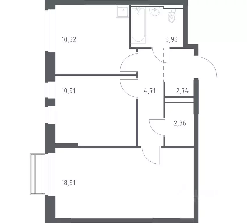 2-к кв. Московская область, Одинцовский городской округ, с. Лайково, ... - Фото 1