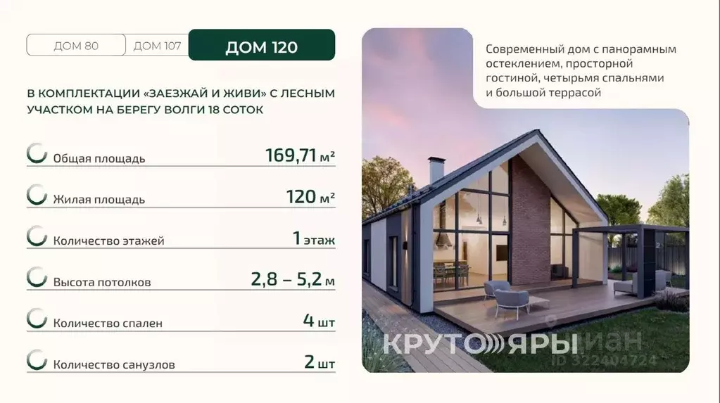 Коттедж в Ярославская область, Тутаевский муниципальный округ, д. ... - Фото 2