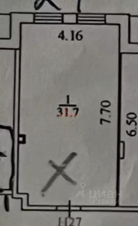 Студия Московская область, Сергиев Посад Сергиевская ул., 13к5 (31.7 ... - Фото 2