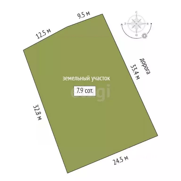 Участок в Вологодская область, Вологодский муниципальный округ, д. ... - Фото 2