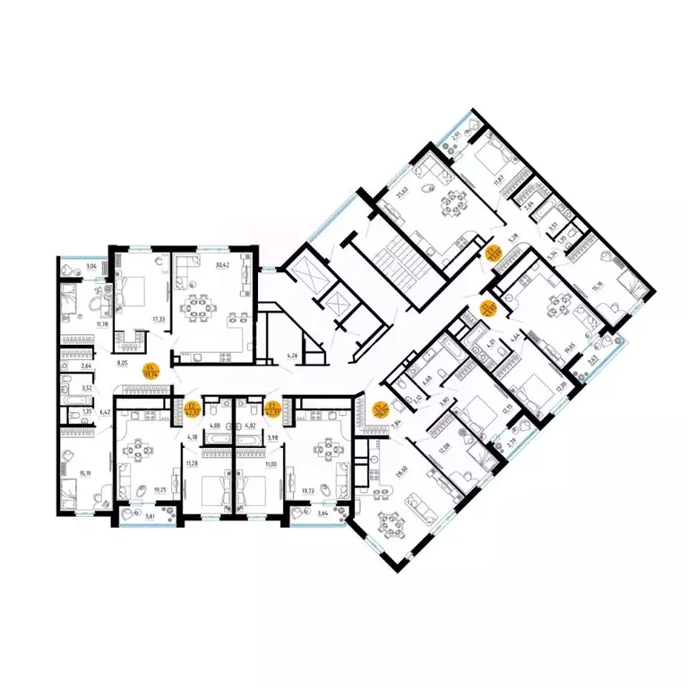 2-к кв. Рязанская область, Рязань ул. Земнухова, 3 (76.04 м) - Фото 1