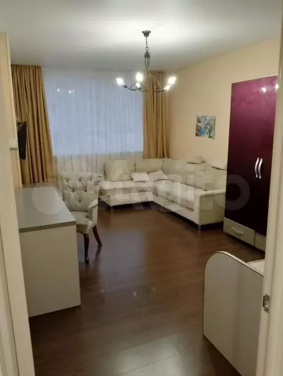 1-к. квартира, 42 м, 1/9 эт. - Фото 1
