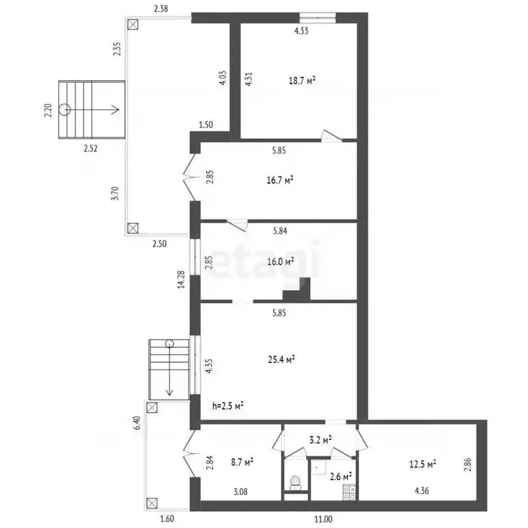 Офис в Челябинская область, Челябинск ул. Салавата Юлаева, 25 (108 м) - Фото 2