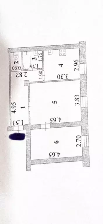 2-к кв. Липецкая область, Липецк ул. Ушинского, 6 (53.4 м) - Фото 2