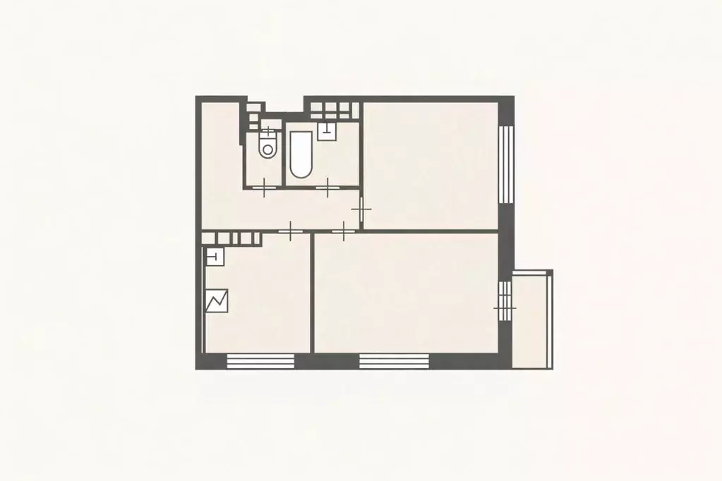 2-к кв. Москва 16-я Парковая ул., 12 (55.2 м) - Фото 2