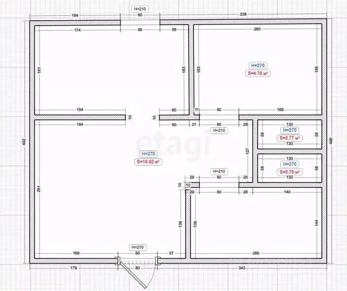 Дом в Ингушетия, Назрань ул. Богатырева (350 м) - Фото 1