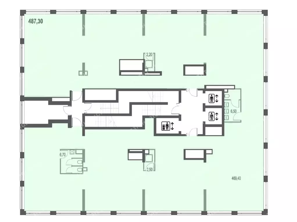 Офис в Москва Афи Парк Воронцовский жилой комплекс, 2 (487 м) - Фото 2
