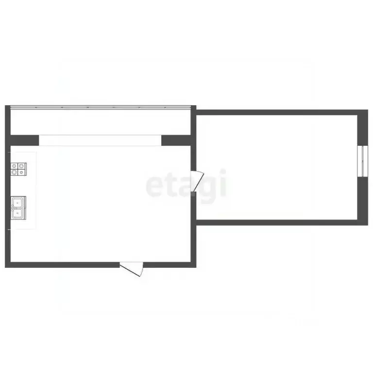 Комната Тюменская область, Тюмень Шаимский проезд, 5 (22.9 м) - Фото 2