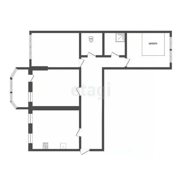 3-к кв. Ярославская область, Ярославль Сосновая ул., 10 (69.9 м) - Фото 1