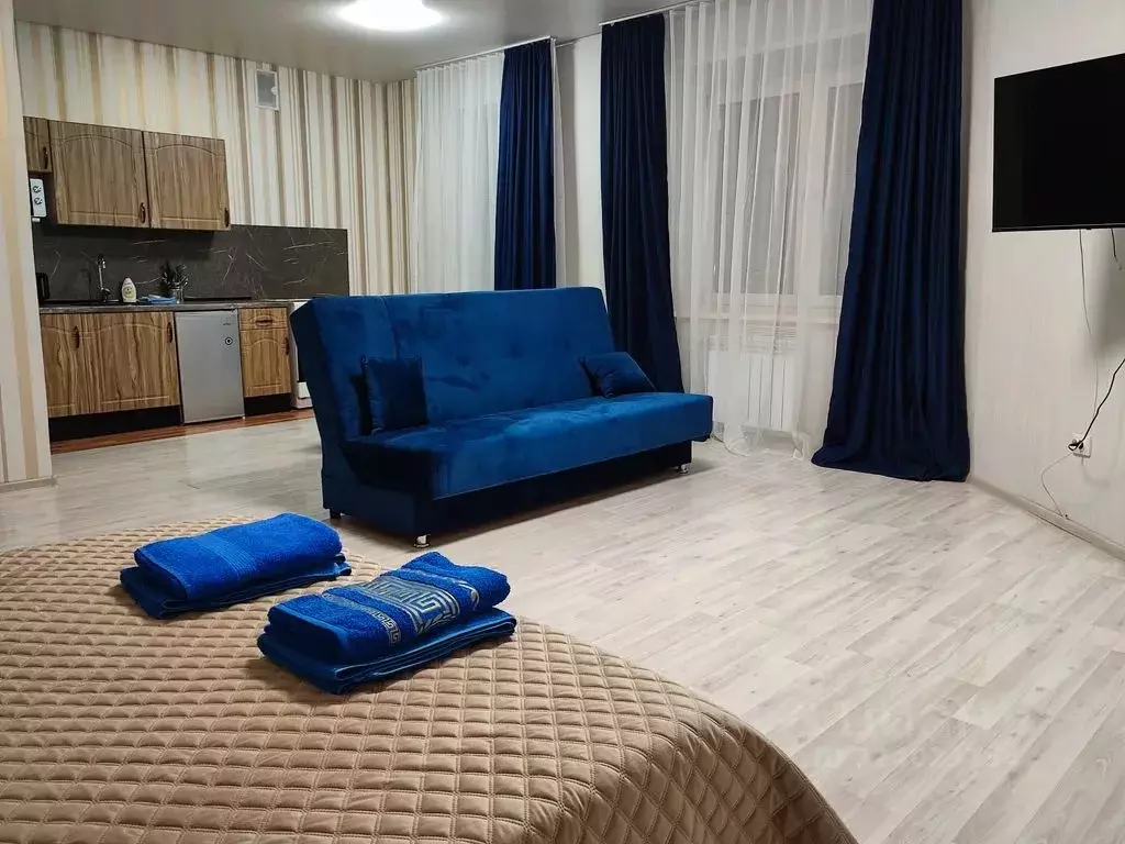 Студия Омская область, Омск ул. Перелета, 31 (42.0 м) - Фото 2