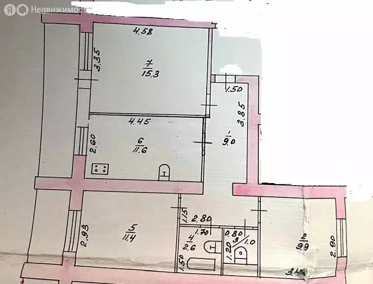 3-комнатная квартира: Брянск, Белобережская улица, 24 (61 м) - Фото 0