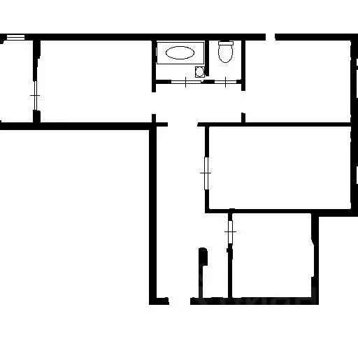 3-к кв. Московская область, Воскресенск Железнодорожная ул., 6 (67.0 ... - Фото 2