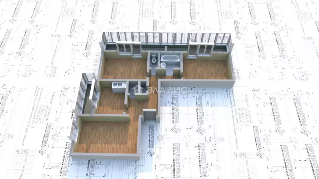 3-к кв. Иркутская область, Ангарск 7-й мкр, 14 (64.5 м) - Фото 2