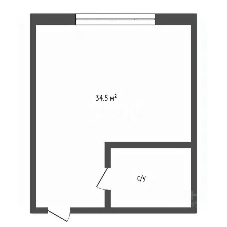 Студия Алтайский край, Барнаул Партизанская ул., 76 (34.5 м) - Фото 2