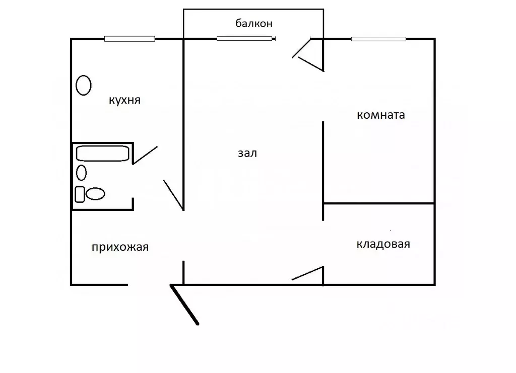 2-к кв. Тульская область, Тула ул. Халтурина, 6 (45.1 м) - Фото 1