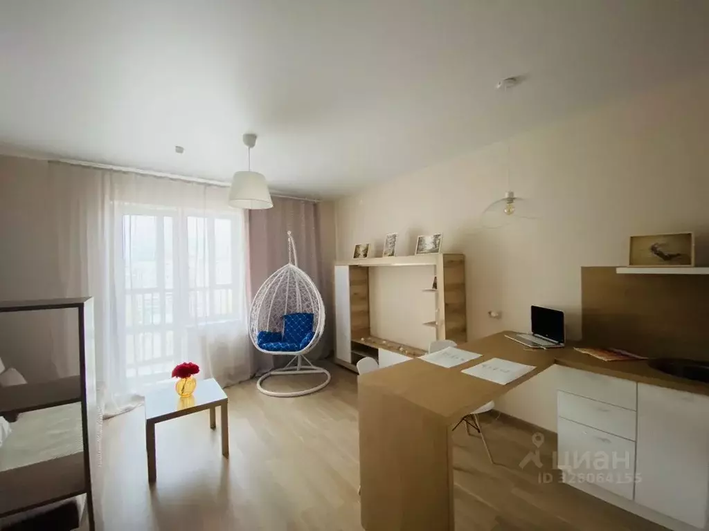 Студия Пермский край, Пермь Монастырская ул., 46 (28.0 м) - Фото 1