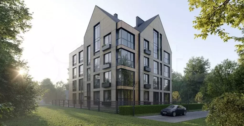 1-к. квартира, 42,4 м, 2/4 эт. - Фото 0