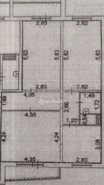 3-к кв. Челябинская область, Челябинск ул. Александра Шмакова, 31 ... - Фото 2