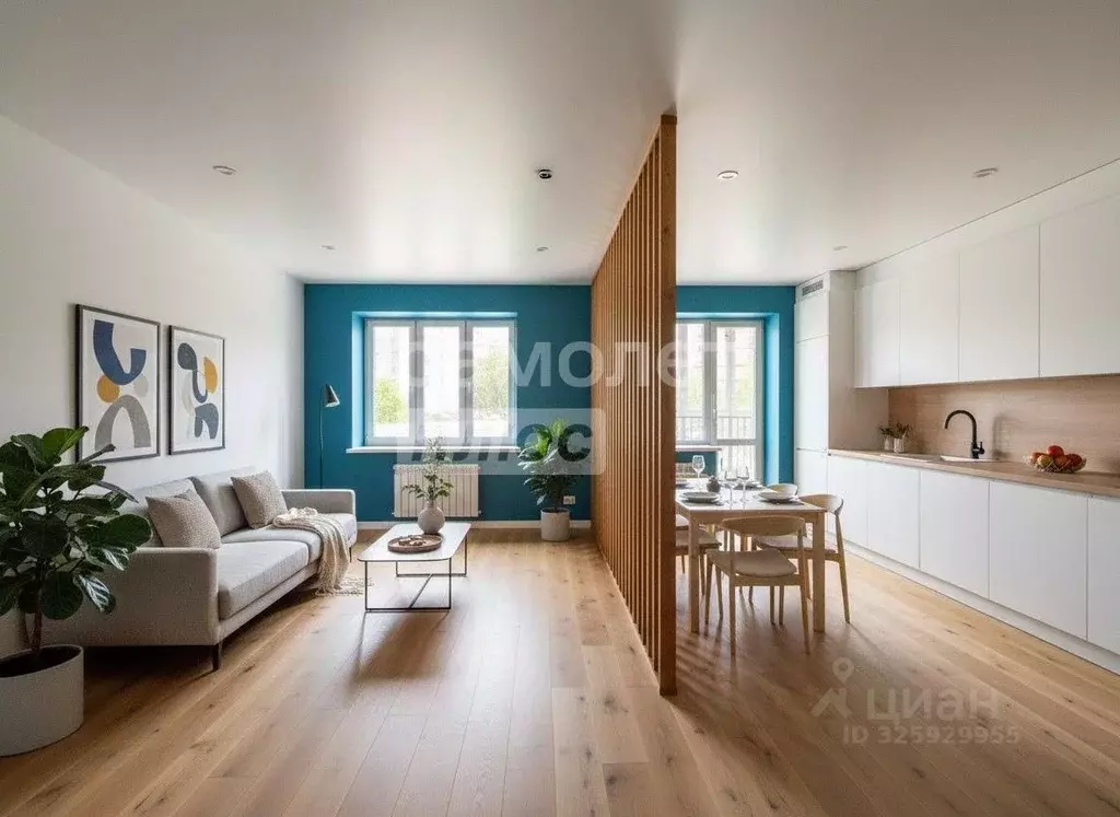 2-к кв. Омская область, Омск ул. Малиновского, 16к1 (60.6 м) - Фото 1