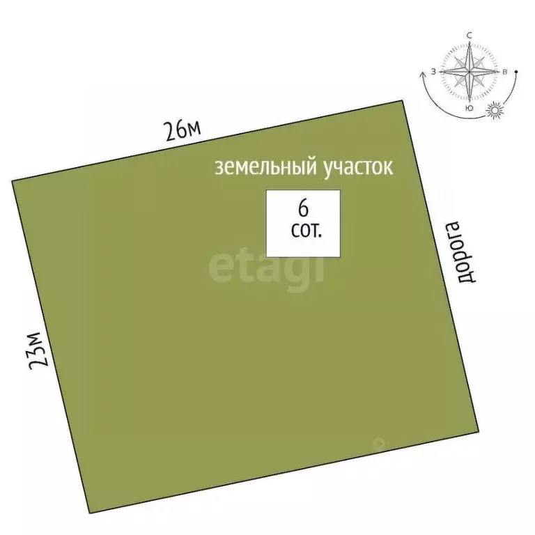 Участок в Крым, Ленинский район, с. Калиновка ул. Абденановой (6.0 ... - Фото 2