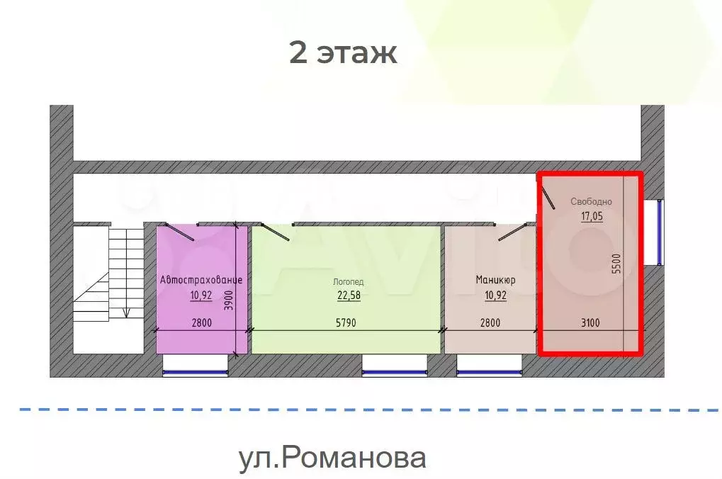 Аренда от собственника, 17.05 м - Фото 0