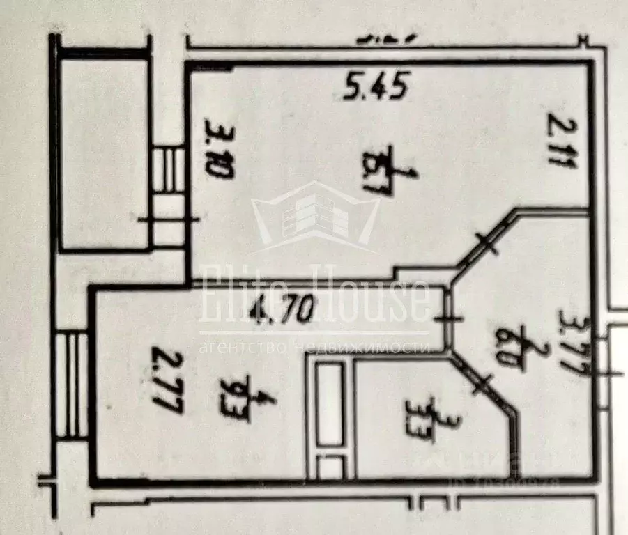 1-к кв. Калужская область, Калуга пер. Хрустальный, 27 (33.7 м) - Фото 2