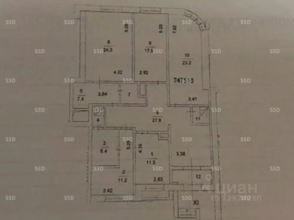 Помещение свободного назначения в Москва ул. Новаторов, 6 (139 м) - Фото 2
