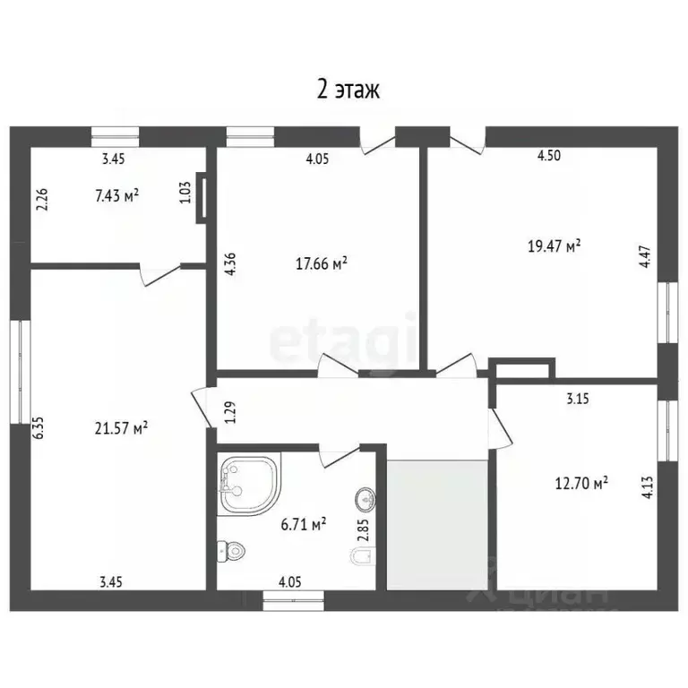 Дом в Калужская область, Бабынинский муниципальный округ, Муромцево ... - Фото 1
