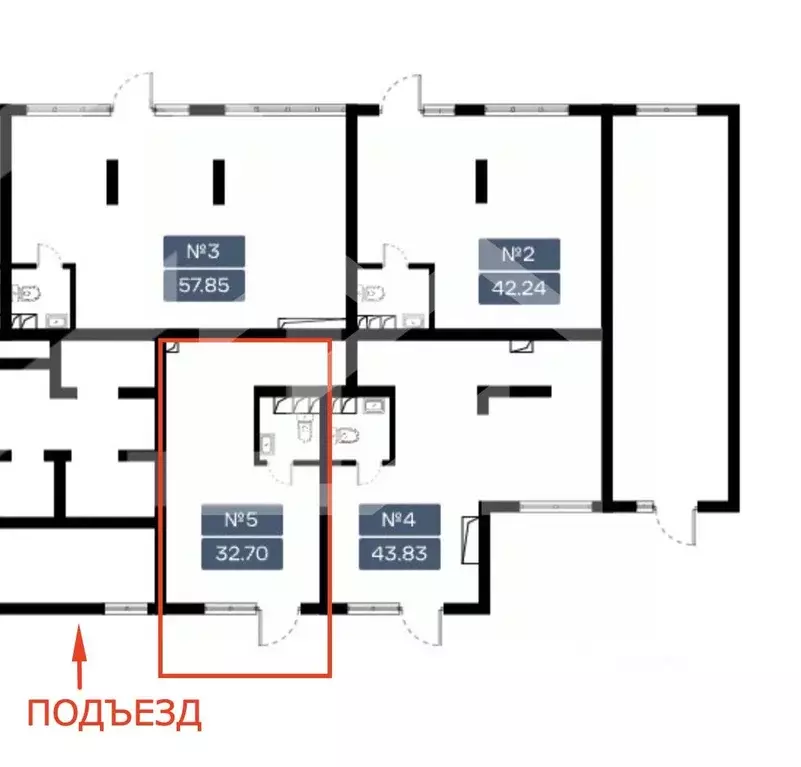Помещение свободного назначения в Москва Новосходненское ш., 24 (33 м) - Фото 2