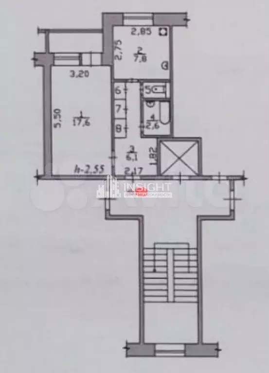1-к. квартира, 36,1 м, 8/9 эт. - Фото 0