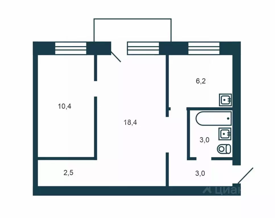 2-к кв. Новосибирская область, Новосибирск ул. Немировича-Данченко, ... - Фото 2