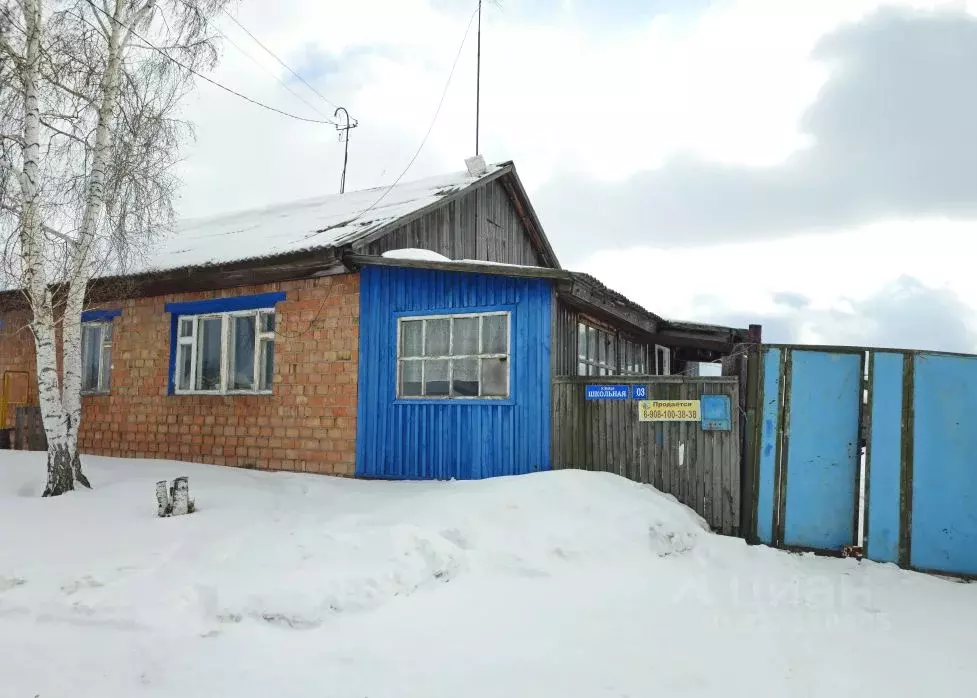 Дом в Омская область, Калачинский район, Куликовское с/пос, с. ... - Фото 1