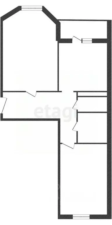 2-к кв. Белгородская область, Белгород ул. Толстого, 37 (65.0 м) - Фото 1