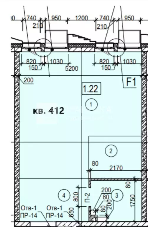 1-комнатная квартира: Москва, Новоостаповская улица, 20 (37.3 м) - Фото 1