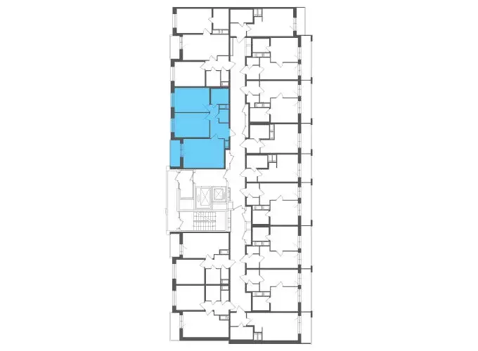 2-комнатная квартира: Санкт-Петербург, жилой комплекс Искра-Сити ... - Фото 2