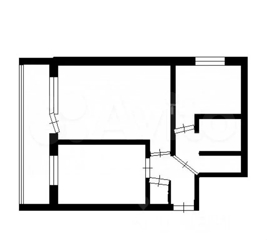 2-к. квартира, 40,6 м, 1/9 эт. - Фото 0
