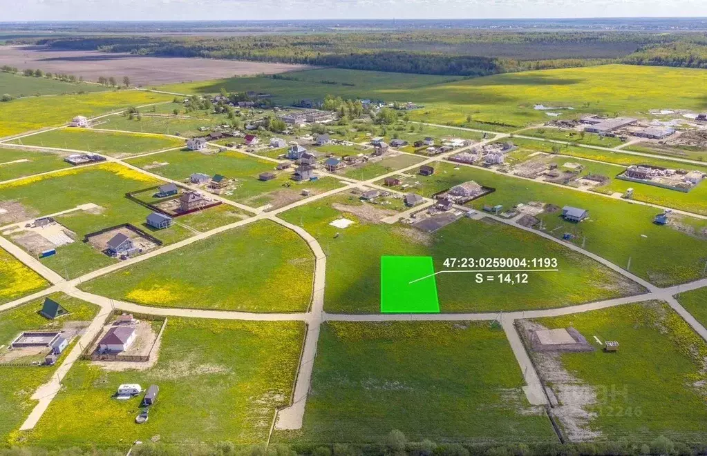 Участок в Ленинградская область, Гатчинский муниципальный округ, д. ... - Фото 1