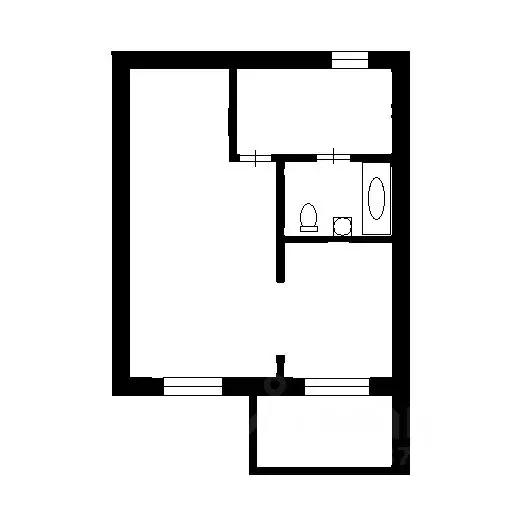 1-к кв. Башкортостан, Уфа ул. Георгия Мушникова, 27 (37.3 м) - Фото 1