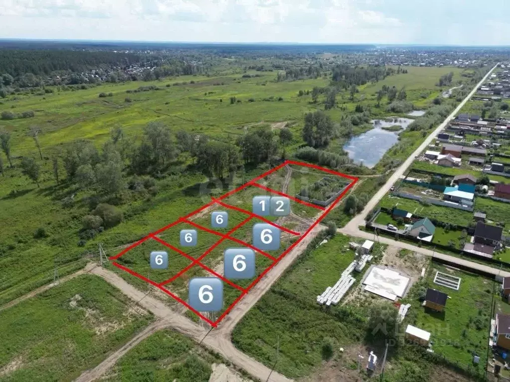 Участок в Новосибирская область, Новосибирский район, Кубовинский ... - Фото 1