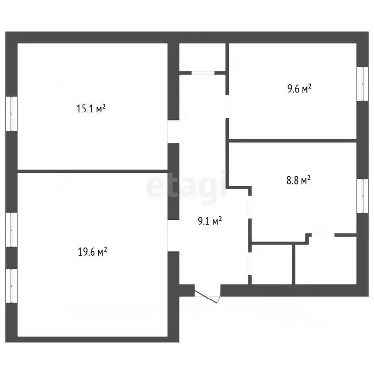 3-к кв. Воронежская область, Воронеж просп. Революции, 4А (66.5 м) - Фото 2