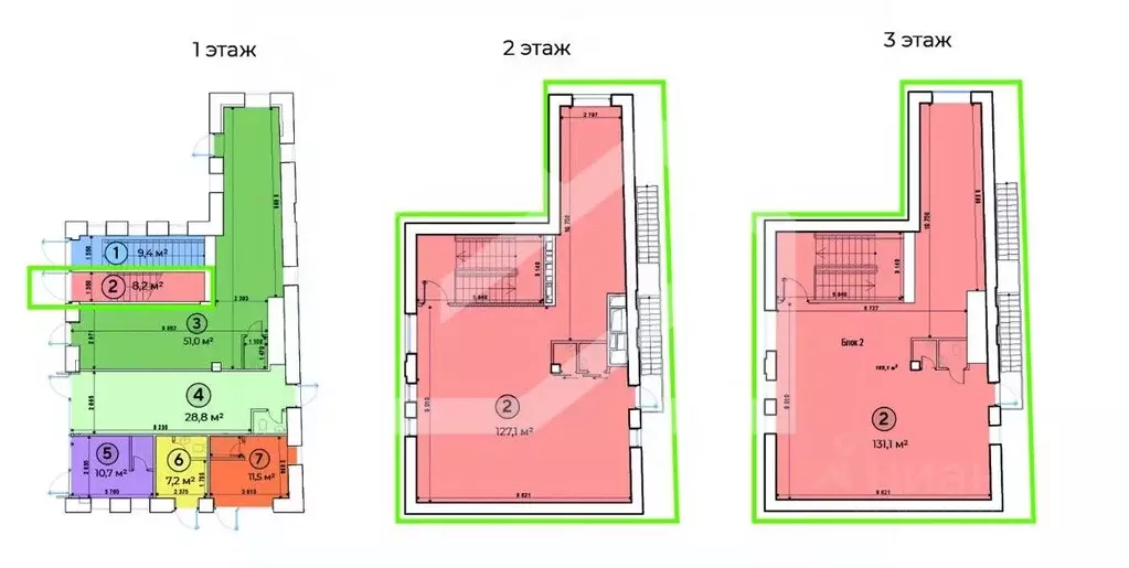 Помещение свободного назначения в Москва ул. Бахрушина, 36/14С3 (266 ... - Фото 2