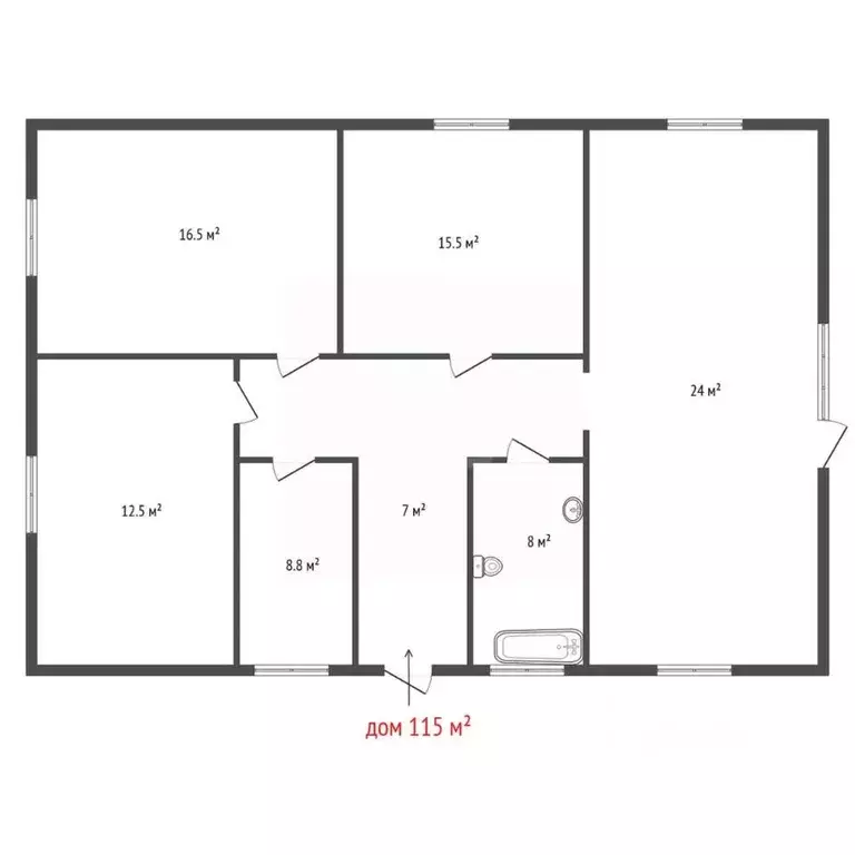 Дом в Свердловская область, Екатеринбург Аэродром ДНП,  (115 м) - Фото 2