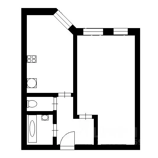 1-к кв. Новосибирская область, Новосибирск ул. Героев Революции, 32 ... - Фото 2