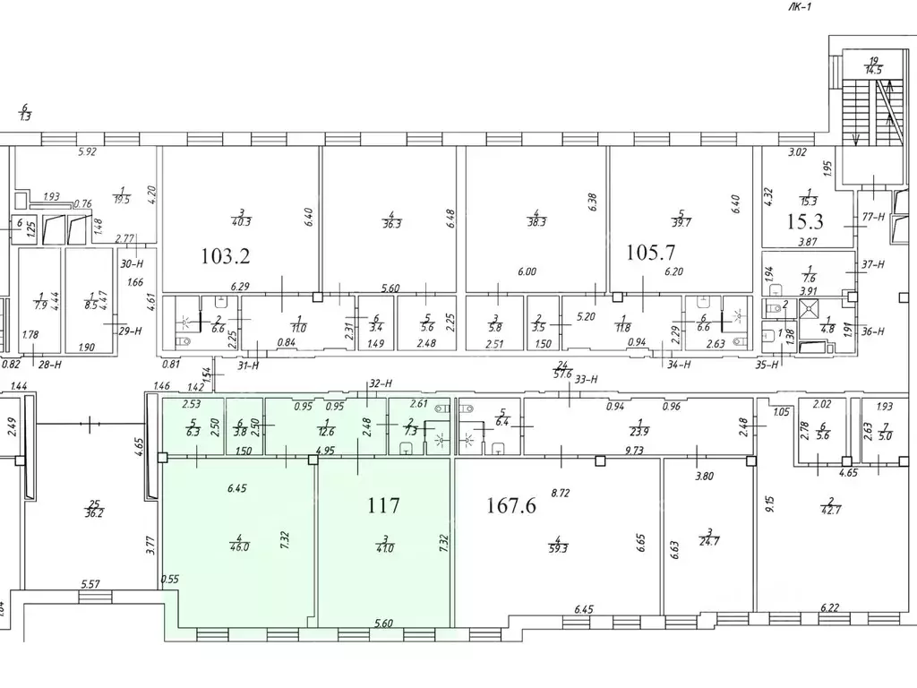 Офис в Санкт-Петербург Невский просп., 68а (117 м) - Фото 2