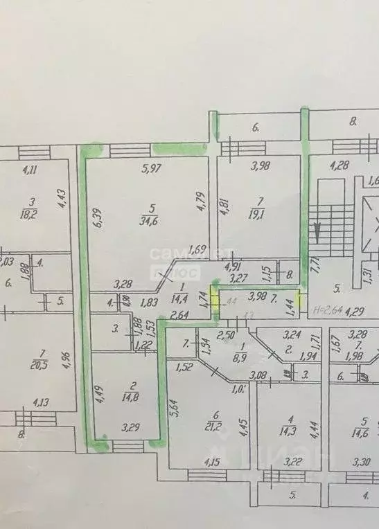 2-к кв. Московская область, Коломна городской округ, пос. Радужный 65 ... - Фото 2