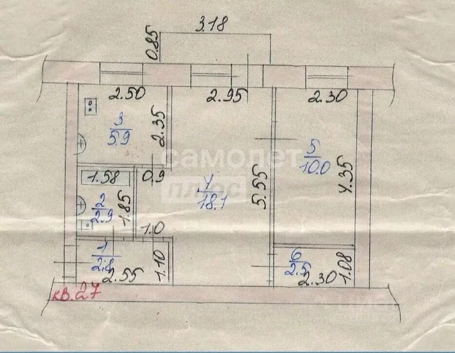 2-к кв. Нижегородская область, Бор ул. Чайковского, 14 (43.0 м) - Фото 2